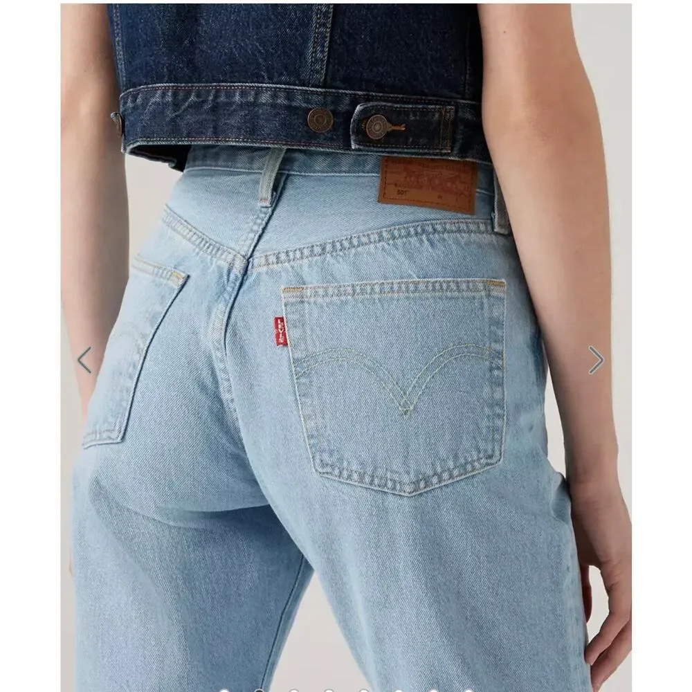 Levi’s 501 ORIGINAL CROPPED WOMEN'S JEANS - Picture 2 of 13